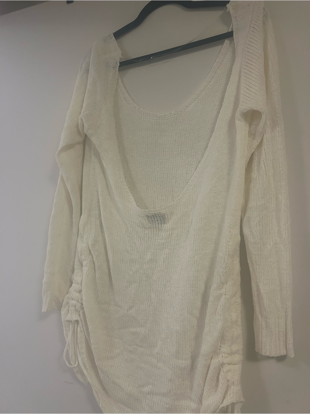 SNDYs LOUNGE TURN BACK TIME MINI DRESS IN WHITE size XS